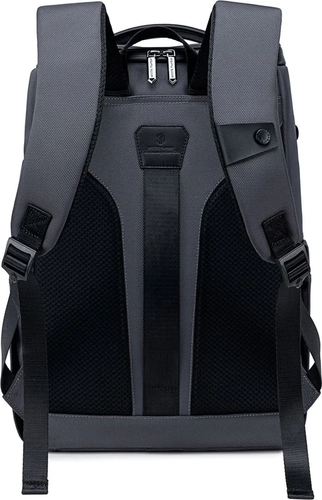 ARCTIC HUNTER τσάντα πλάτης B00675 με θήκη laptop 15.6", USB, 15L, γκρι — εικόνα 3