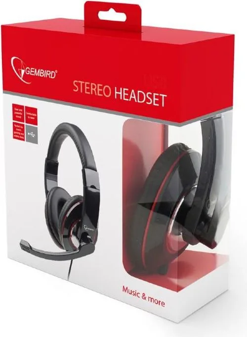 GEMBIRD Headset μαύρο MHS-001 — εικόνα 3