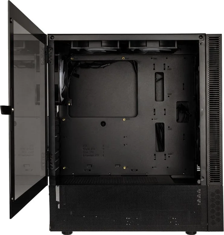 Kolink Observatory MX Glass ARGB Midi Tower Case - Black (with 5 ARGB fans - 2x140mm & 3x120mm) — εικόνα 5
