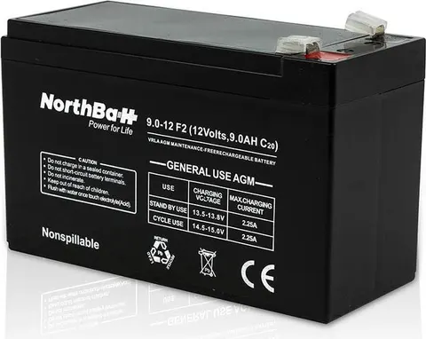 Northbat Battery 12V 9Ah (6.3 Faston)