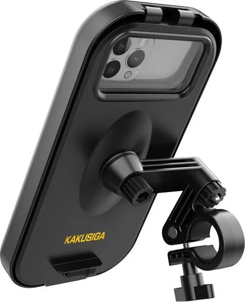 KAKUSIGA βάση ποδηλάτου για smartphone KSC-1532, IPX6, μαύρη — εικόνα 3