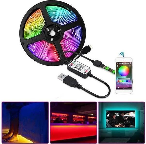 XTRIKE-ME HT5050 Gaming LED Strip, BT, 3M — εικόνα 2