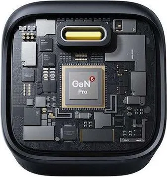 BASEUS Picogo GAN, φορτιστής ΓΡΗΓΟΡΗΣ φόρτισης, θύρα Type-C, 45W, ΜΑΥΡΟΣ — εικόνα 2