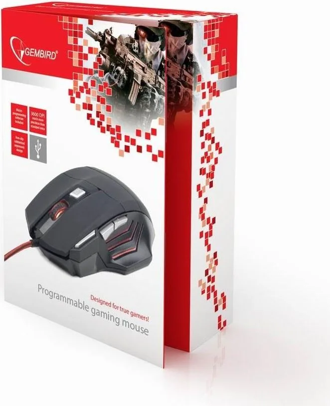 GEMBIRD Gaming προγραμματιζόμενο ποντίκι Musg — εικόνα 4