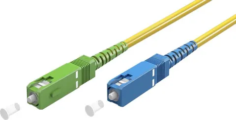 GOOBAY καλώδιο οπτικής ίνας SC-APC 59662, Singlemode OS2, 10m, κίτρινο