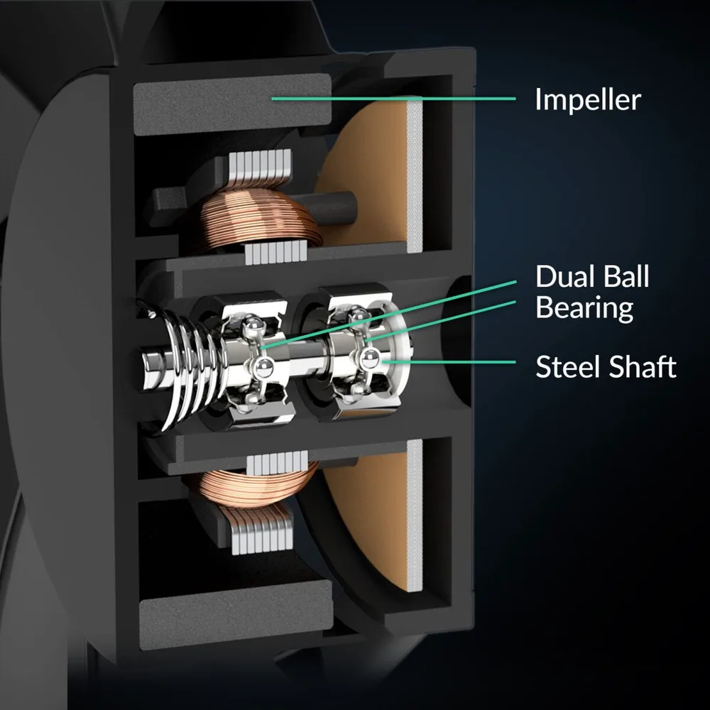Arctic Freezer 8A CO – CPU Cooler AMD AM5, AM4, Direct touch dual 12cm Pressure Dual Ball Bearing — εικόνα 2