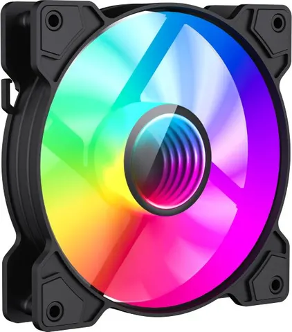 POWERTECH ανεμιστήρας για PC SP-PT-1309-2, slave, ARGB LED, 120mm, 1200RPM