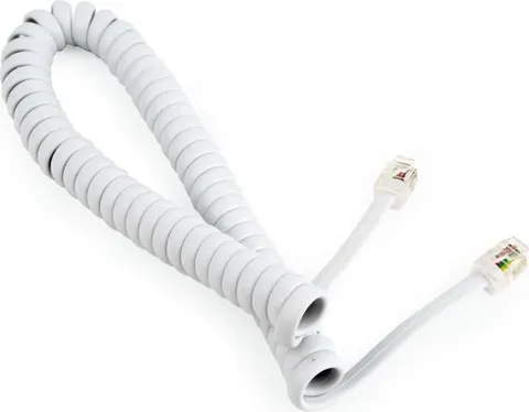 CABLEXPERT ΤΗΛΕΦΩΝΙΚΟ καλώδιο Spiral 2m, White