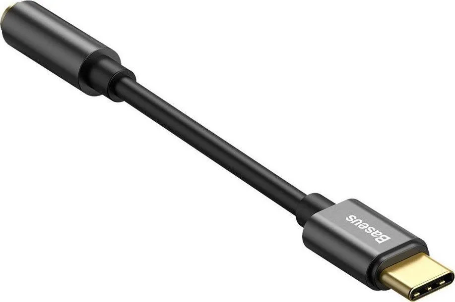 BASEUS L54, αντάπτορας Type-C ΣΕ 3.5mm ΘΥΛΗΚΟ, μαύρο — εικόνα 3