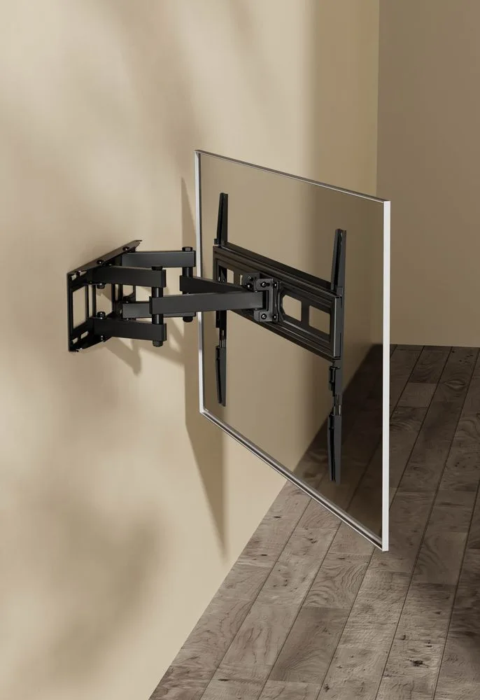 POWERTECH επιτοίχια βάση τηλεόρασης PT-1130, 37-80", έως 40kg, full motion — εικόνα 2