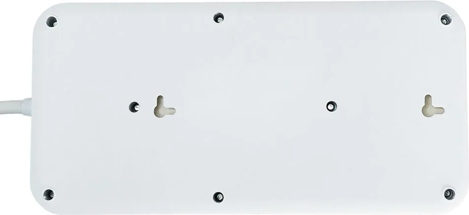 POWERTECH πολύπριζο ασφαλείας PT-1534, 8 θέσεων, 16A, 1.5m, λευκό — εικόνα 2