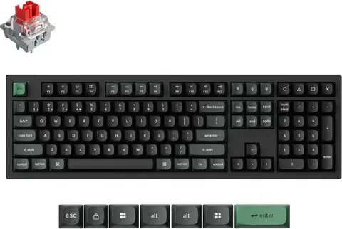 Keychron K10 Ultra (K10U-H1) ZMK Wireless 8K Mechanical Keyboard Red Switch (Hot-Swap) 100% Us Lay