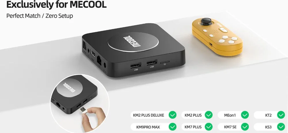 MECOOL σετ ασύρματων motion gamepad KidzMove GM2 για Android smart TV & TV Box, κίτρινο, 2τμχ — εικόνα 9