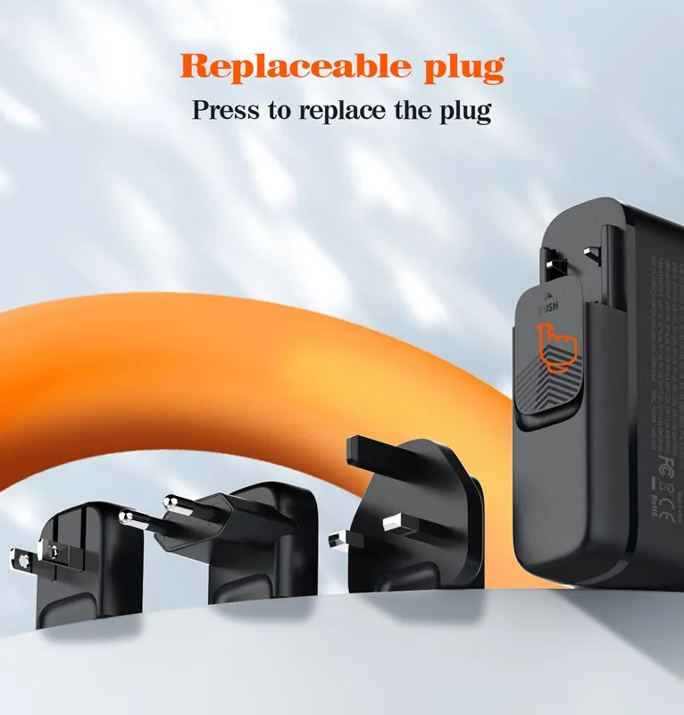 LDNIO σταθμός φόρτισης A6140C, 3x USB-C/3x USB, 140W, PD/QC, GaN, μαύρος — εικόνα 8