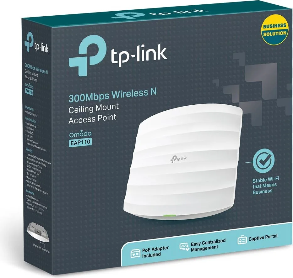 TP-LINK 300Mbps Wireless N Ceiling Mount Access Point EAP110, Ver. 4.0 — εικόνα 3