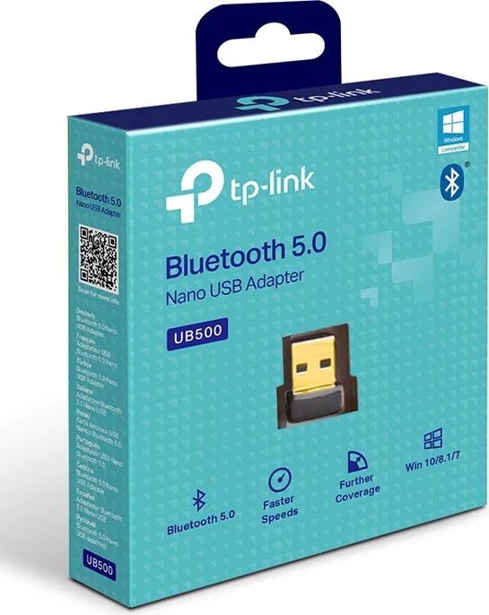 TP-LINK Bluetooth 5.0 nano USB αντάπτορας UB500, Ver. 1.0 — εικόνα 3