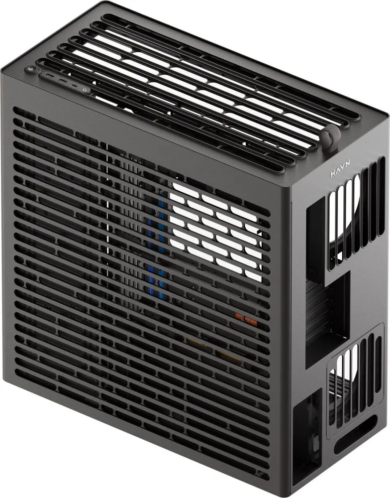 HAVN HS 420 VGPU black Premium Midi Tower Case - with vertical GPU support — εικόνα 4