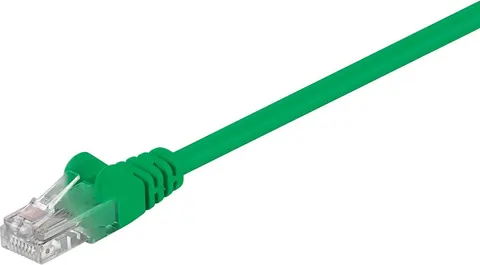 GOOBAY καλώδιο δικτύου 68343, CAT 5e U/UTP, CCA, PVC, 1m, πράσινο