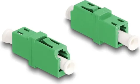 DELOCK σύνδεσμος οπτικής ίνας LC Simplex 87984, πράσινος