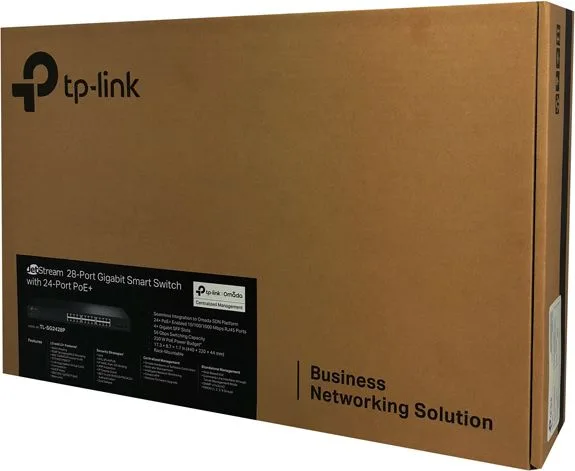 TP-LINK JetStream smart switch TL-SG2428P, 24-Port PoE+, 4x SFP, Ver 4.0 — εικόνα 3