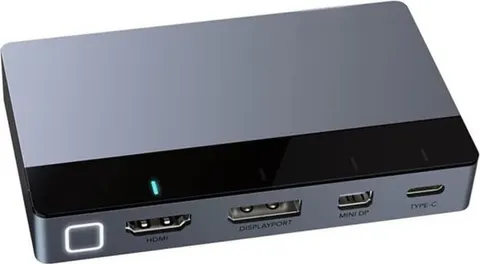 CABLETIME multi-port switch CT-PS41-GB1 σε HDMI, 4 σε 1, 4K/60Hz, γκρι