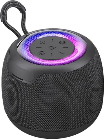 USAMS φορητό ηχείο US-YX014, 10W, Bluetooth, 1200mAh, μαύρο