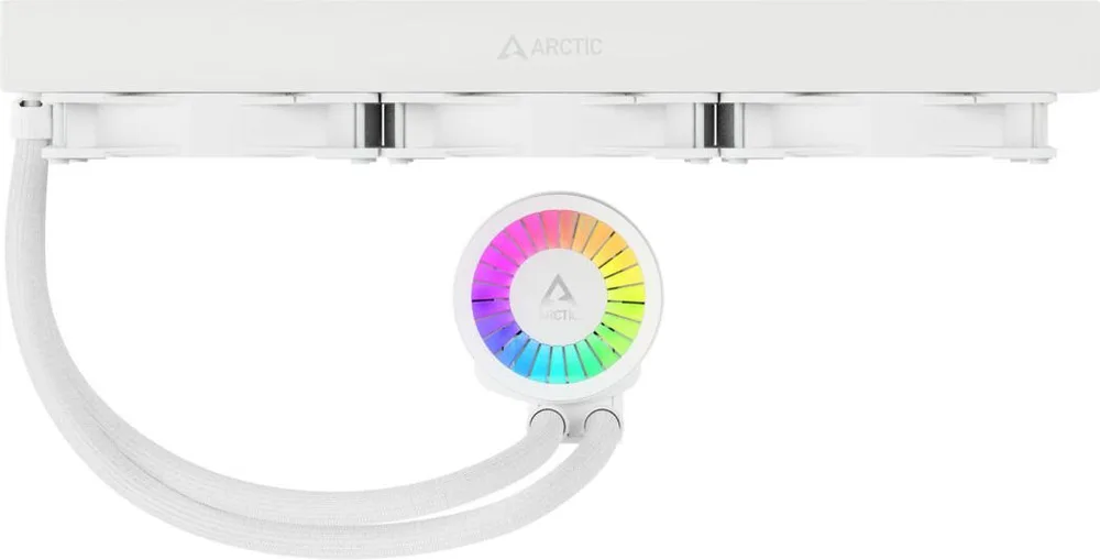 Arctic Liquid Freezer III Pro 420 A-RGB (White) improved AIO CPU Water Cooler 1700,1851,AM4,AM5 — εικόνα 2