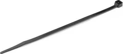 POWERTECH δεματικά καλωδίων TIES-044, 200x2.5mm, μαύρα, 100τμχ