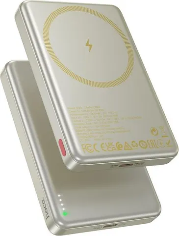HOCO Q26A JOY Powerbank, μαγνητικό, 10.000MAH, χρυσό