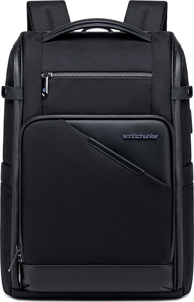 ARCTIC HUNTER τσάντα πλάτης B00675 με θήκη laptop 15.6", USB, 15L, μαύρη — εικόνα 4