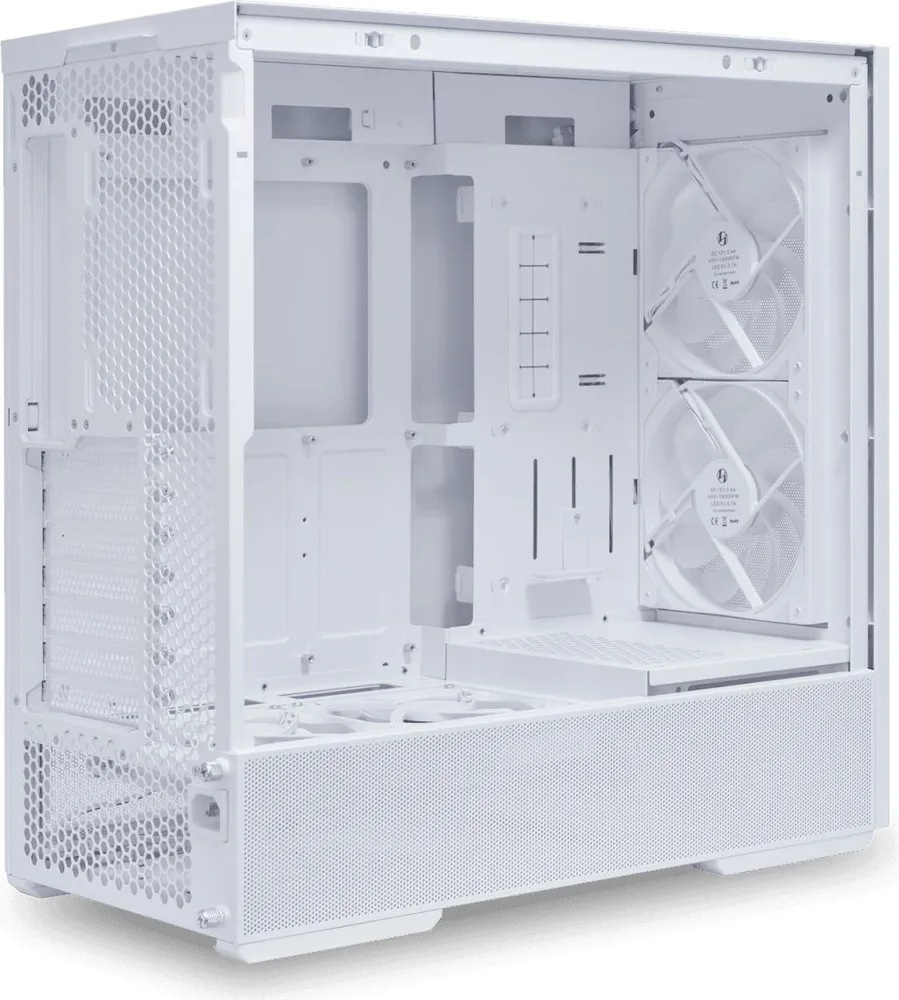 LIAN LI LANCOOL 207 White - ATX PC Case (4 FANS) 2 x front 140 ARGB PWM & 2 bottom 120 PWM reverse — εικόνα 3
