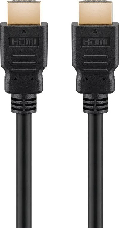 GOOBAY καλώδιο HDMI 2.1 58263, certified, ARC, 8K/60Hz 48Gbps, 1m, μαύρο — εικόνα 3