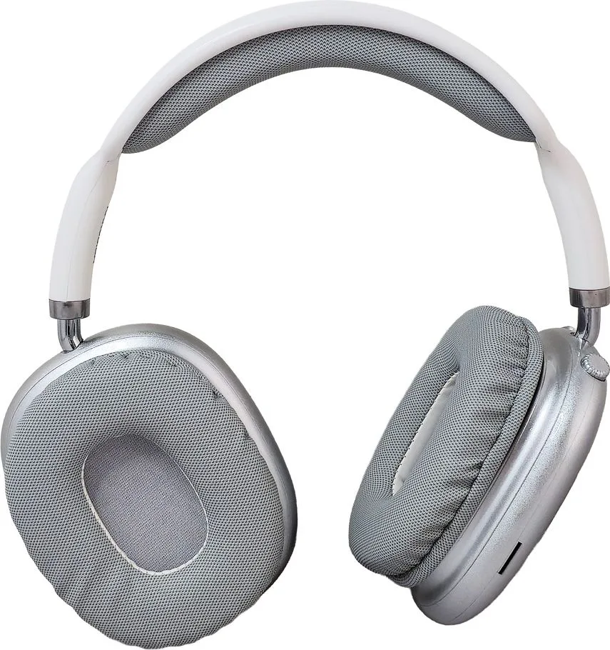 KAKUSIGA headphones KSC-1466, ασύρματα & ενσύρματα, micro SD, 40mm, 400mAh, ασημί — εικόνα 2