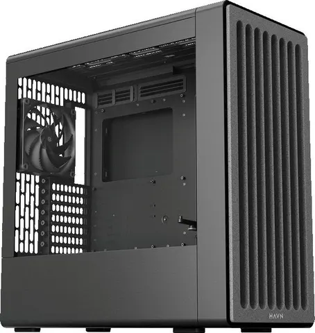 HAVN BF 360 Flow Black with 180mm fans - premium ATX mid-tower