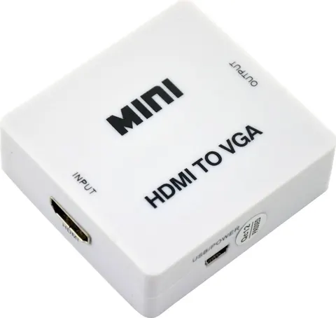 POWERTECH HD Video Converter HDMI σε VGA & 3.5mm Audio CAB-H073, Full HD