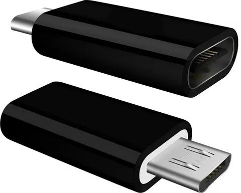 POWERTECH αντάπτορας Micro USB σε USB-C θηλυκό CAB-UC020, OTG, μαύρος