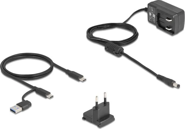 DELOCK docking station για M.2 NVMe/SATA ή 2.5"/3.5" SSD/HDD 64280, 10Gbps, μαύρο — εικόνα 7
