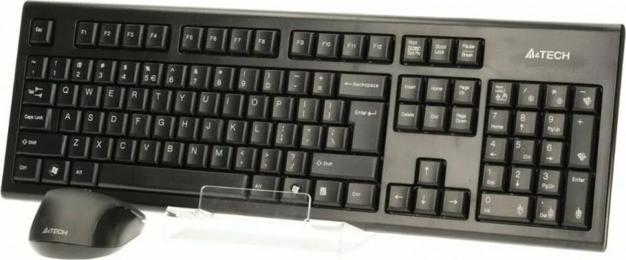 A4TECH ασύρματο SET 7100N πληκτρολόγιο - ποντίκι μαύρο — εικόνα 2