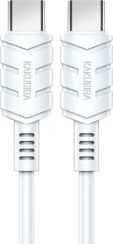 KAKUSIGA καλώδιο USB-C σε USB-C KSC-710, 60W, 480Mbps, 1.2m, λευκό