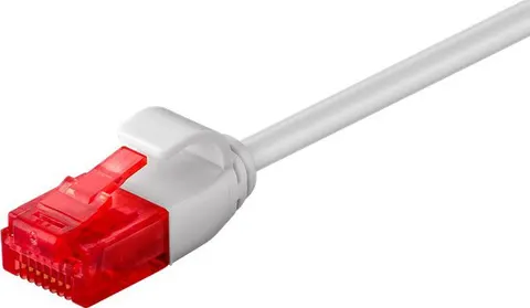 GOOBAY καλώδιο δικτύου 71546, CAT 6 U/UTP, slim, copper, 250MHz, 0.25m, γκρι