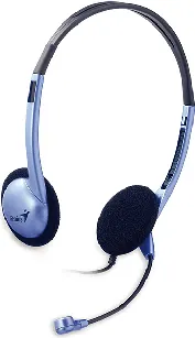 Genius Headset, ADJ Headband, Lightweight, IN-Line V/C, MIC