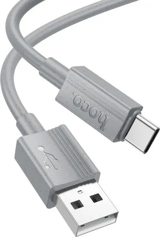 HOCO X107 Favor Charging Data Cable Type-C, γκρι