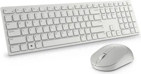 Dell KM5221W Pro Keyboard & Mouse Wireless White English UK New Open Box