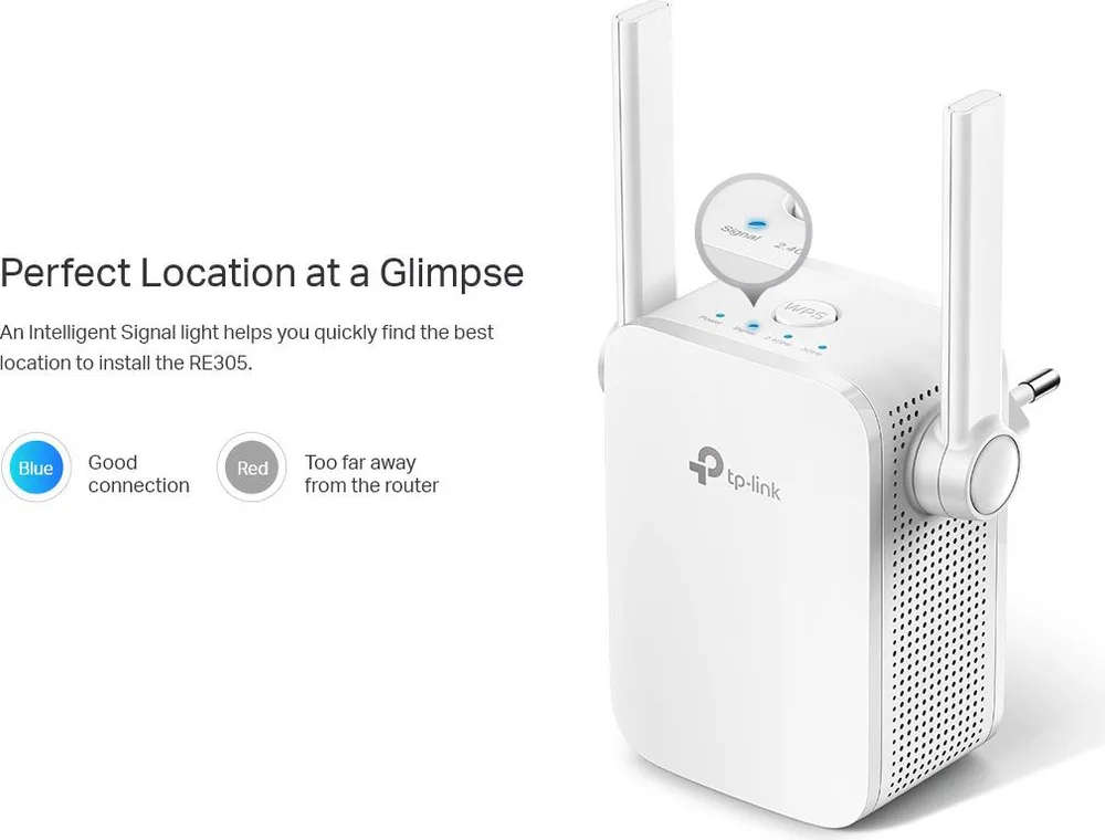 TP-LINK AC1200 Wi-Fi Range Extender RE305, dual band, V4.40 — εικόνα 2