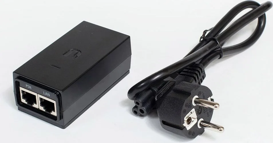 UBIQUITI Gigabit PoE Adapter POE-24-24W-G, 24V, 1A, 24W, με power cable — εικόνα 2