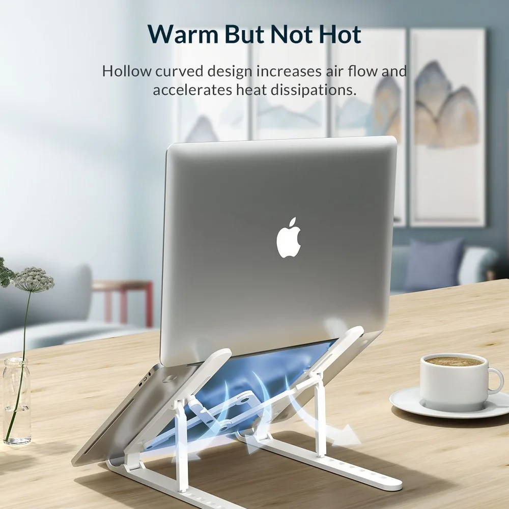 ORICO πλαστική βάση για laptop PFB-A23, 11-17", foldable, πλαστική, λευκή — εικόνα 5