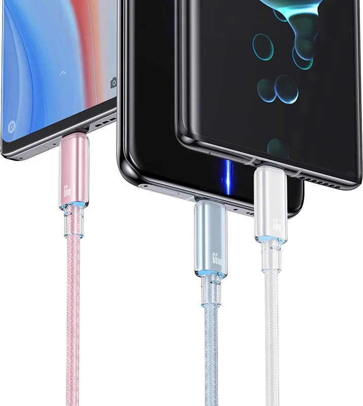 USAMS καλώδιο USB-C σε USB US-SJ658, 66W, 480Mbps, 1.2m, μαύρο — εικόνα 3