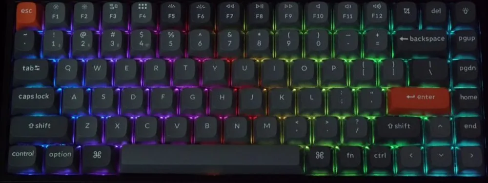 Keychron K2 Max (K2M-J3) QMK Wireless Mechanical Keyboard Brown Switch (Hot-Swap) 75% Us Layout — εικόνα 5