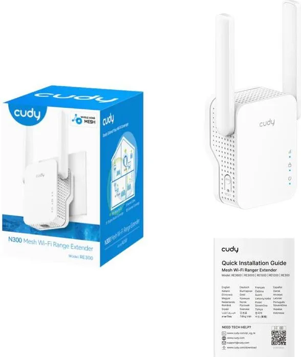Cudy N300, WiFi Mesh Repeater, 300MBps — εικόνα 3