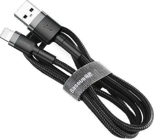 BASEUS Cafule καλώδιο φόρτισης, USB ΣΕ Lightning, 2M, 1.5A, μαύρο — εικόνα 3